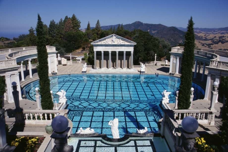 Hearst Mansion, San Simeon, Californie, États-Unis